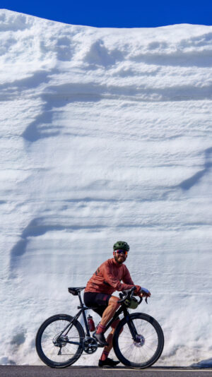 Brøytekanter på Sognefjellet
